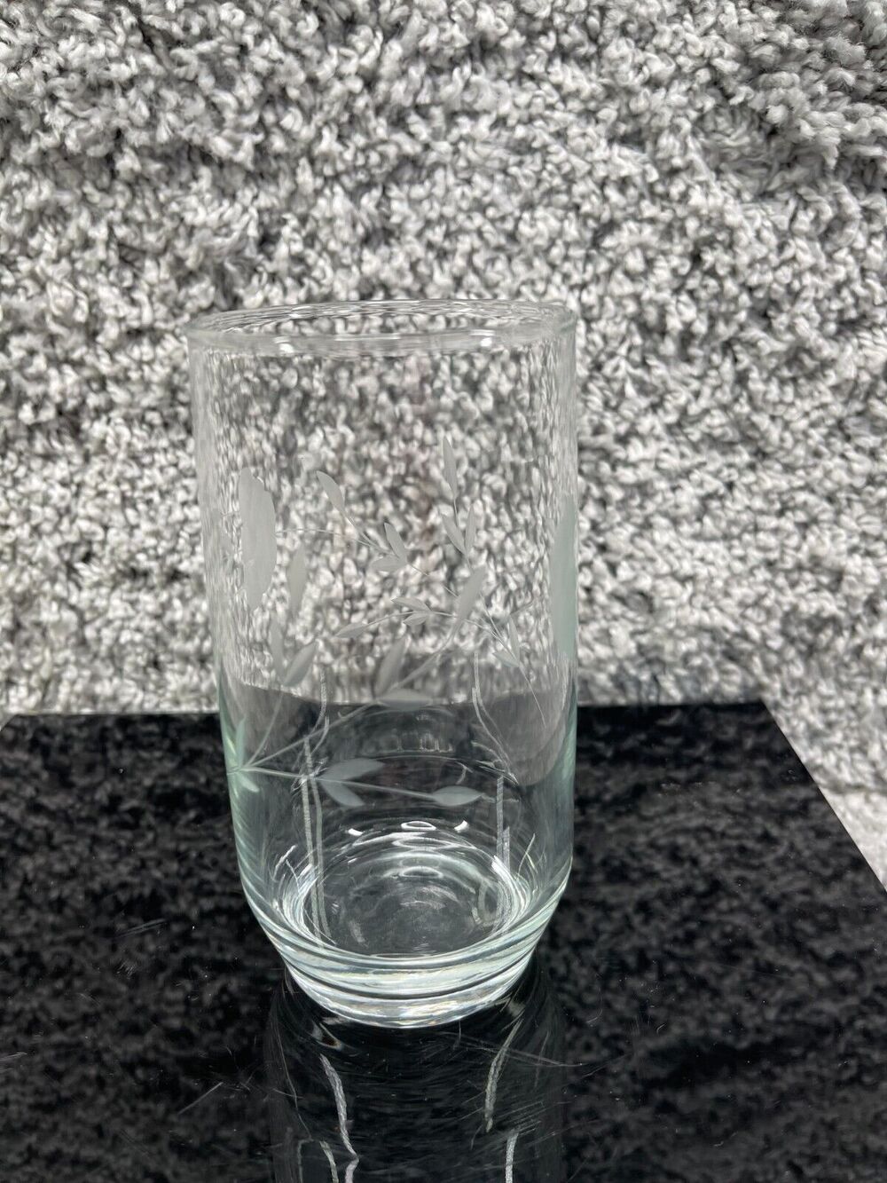 Princess House Single Clear Beverage Drinking Glassware Replacement With Floral